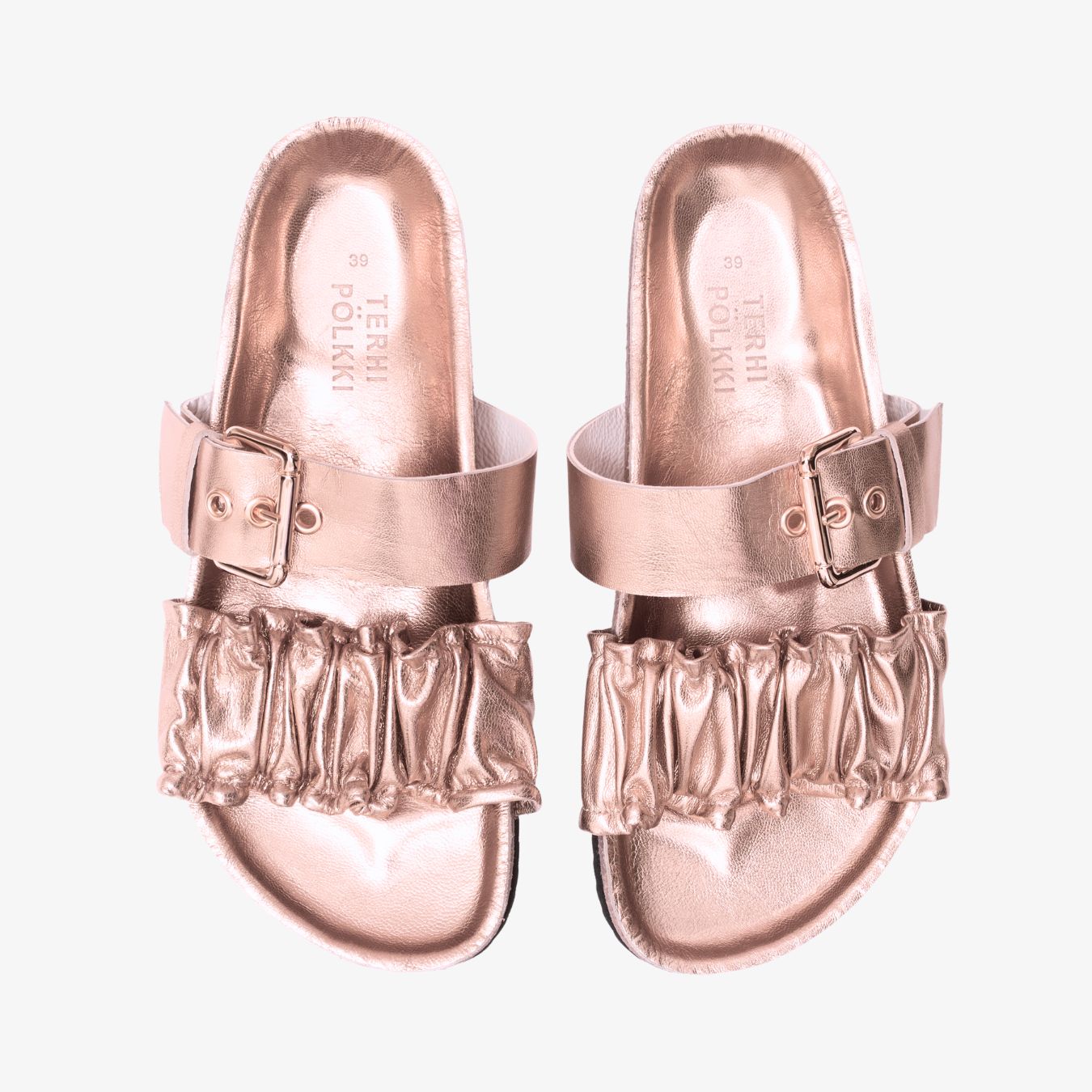 Iris fussbett sandal rose gold