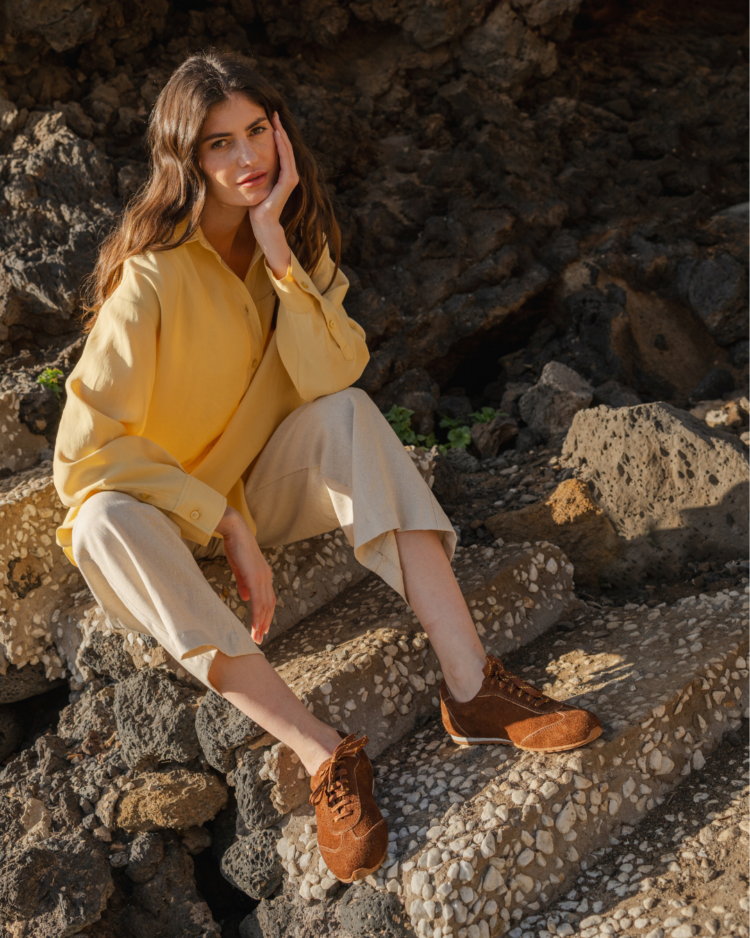 Penny tennari ruskea mokka