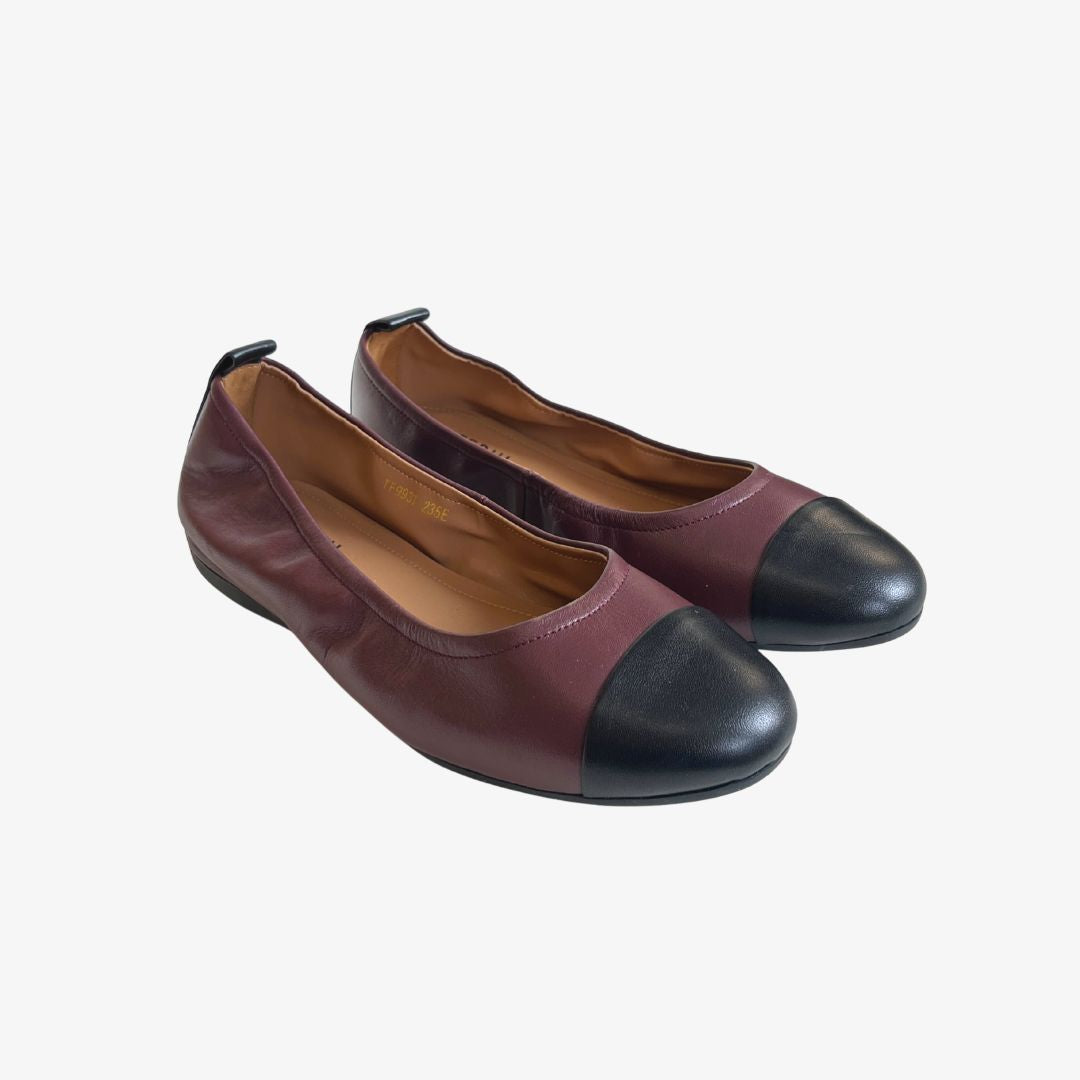 Sample Samantha ballerina burgundy 37