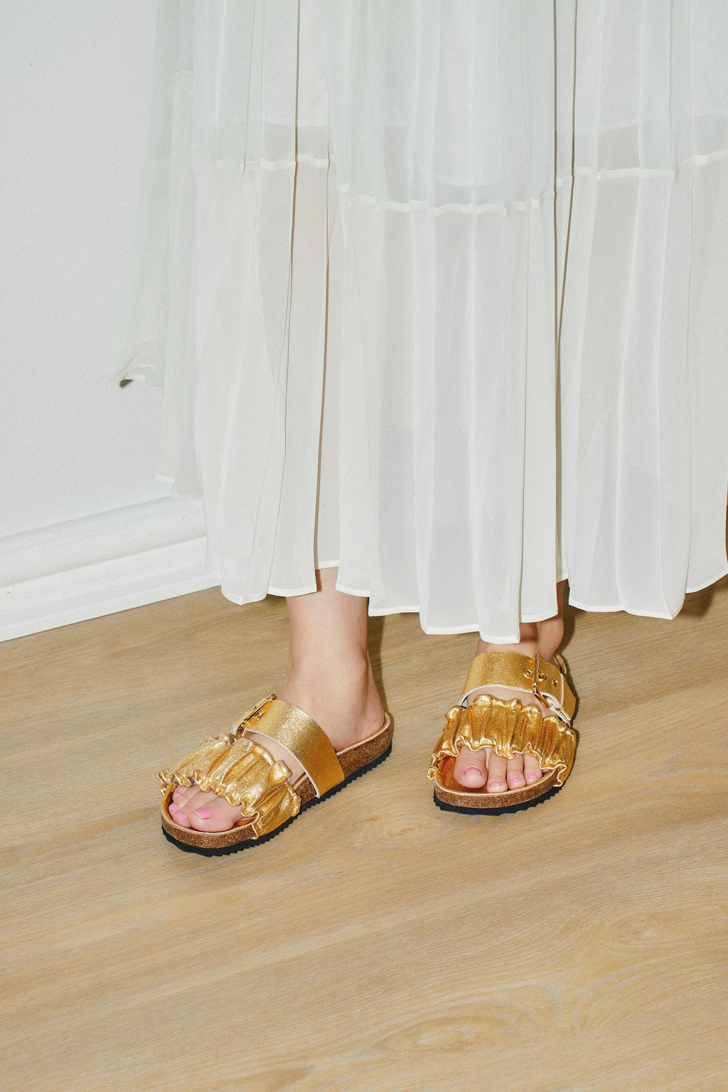 Iris fussbett sandal gold