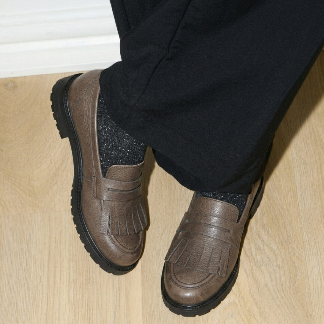 Kayce rubber loafer skywalker grey