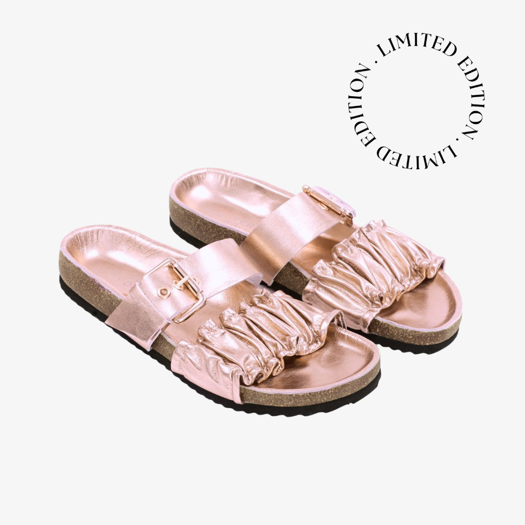 Iris fussbett sandal rose gold