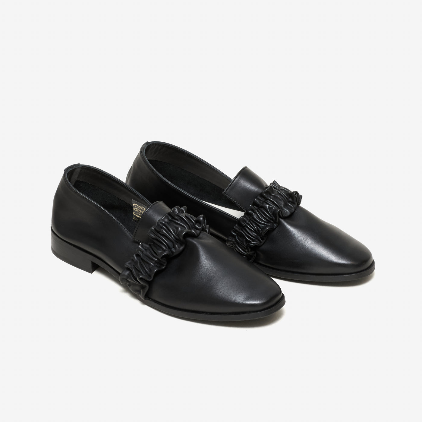 Victoria rubber loafer black