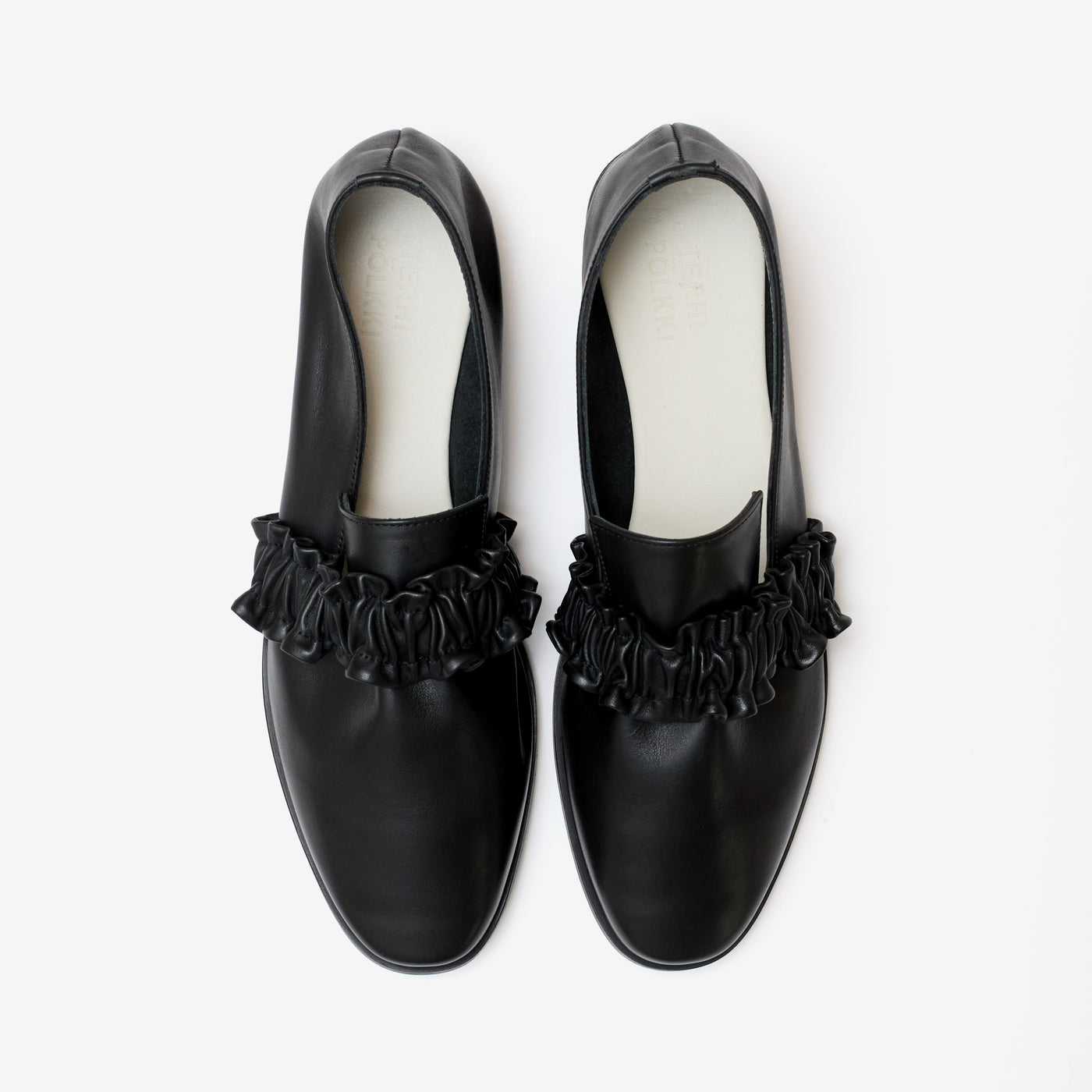 Victoria rubber loafer black