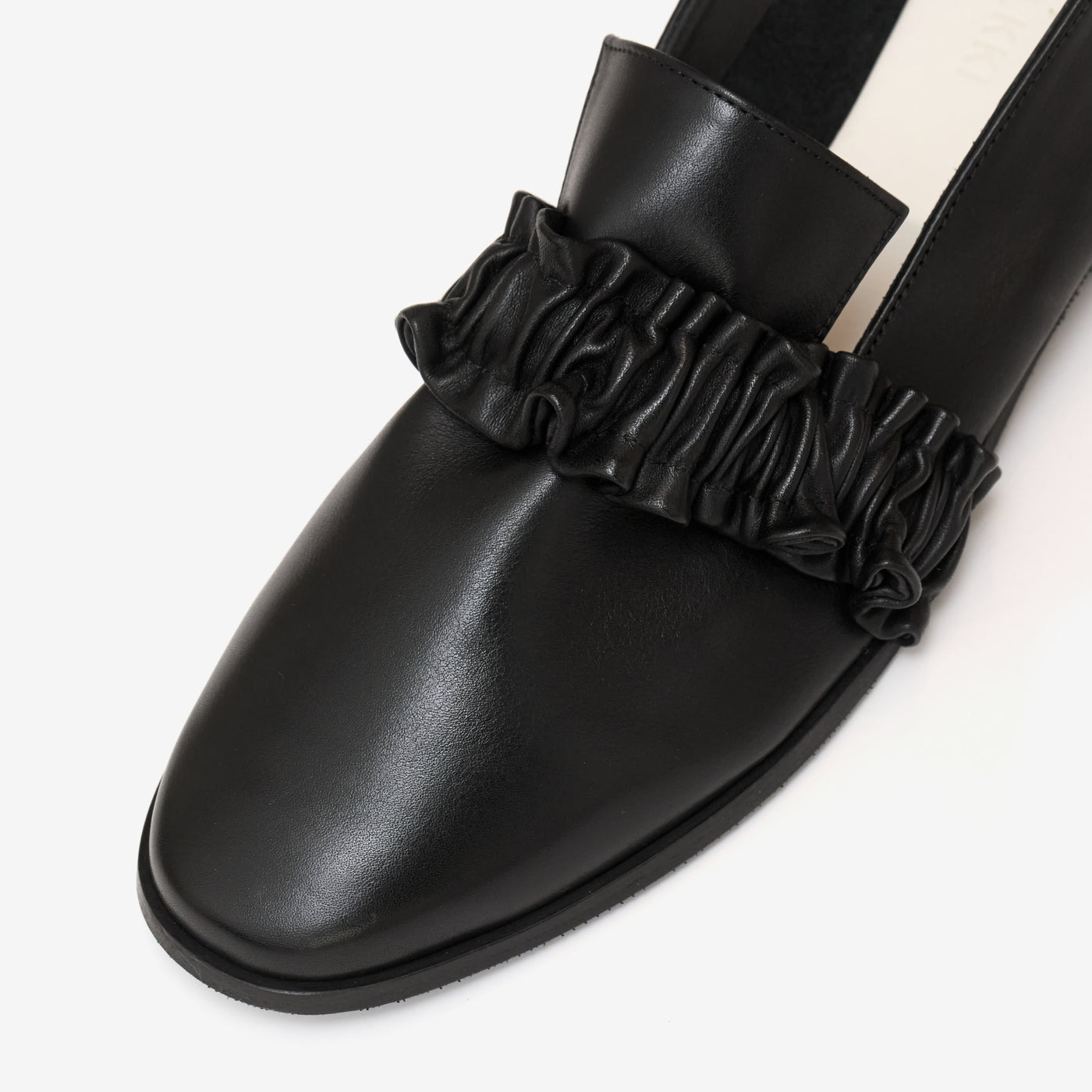 Victoria rubber loafer black