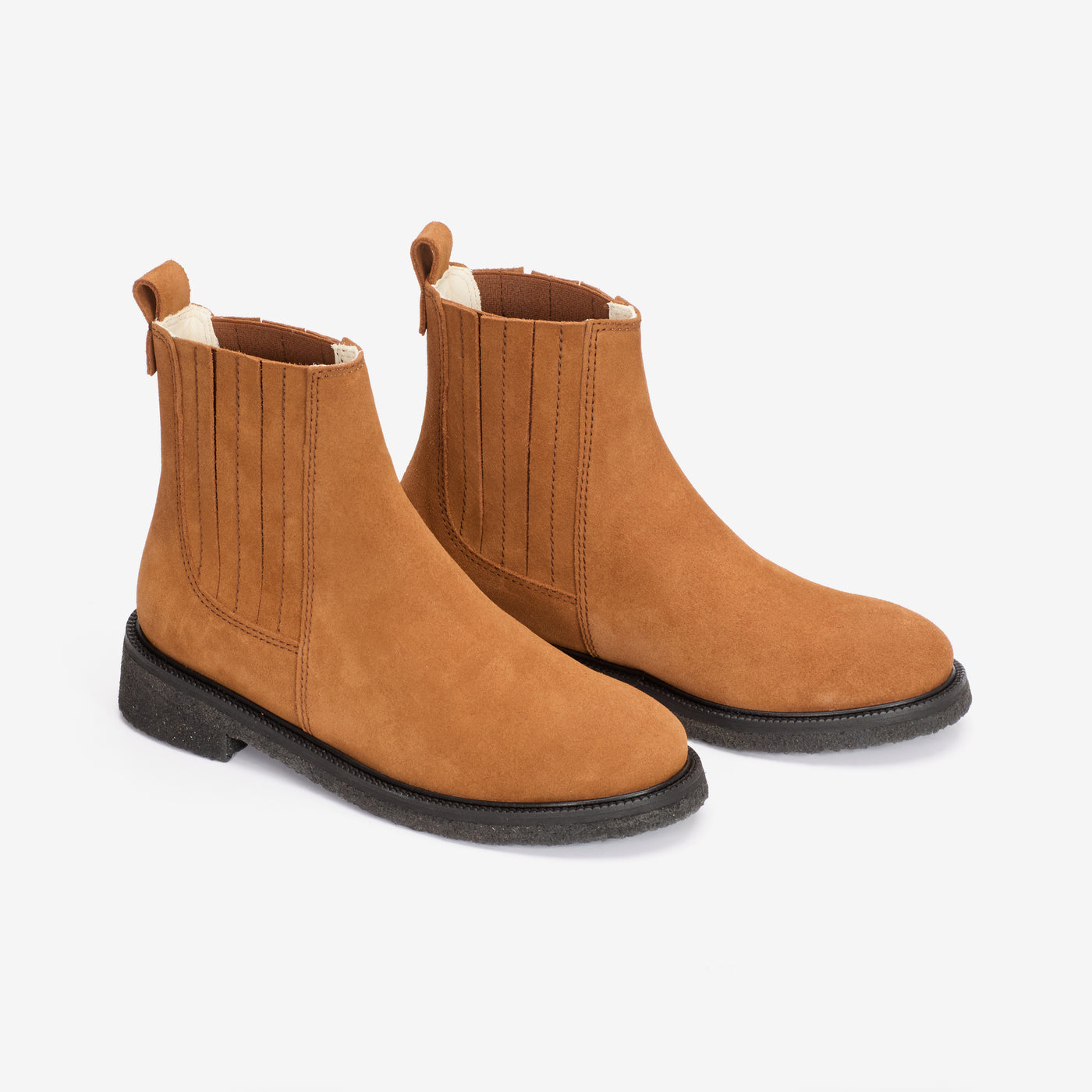 Chelsea crepe water-repellent boot cinnamon