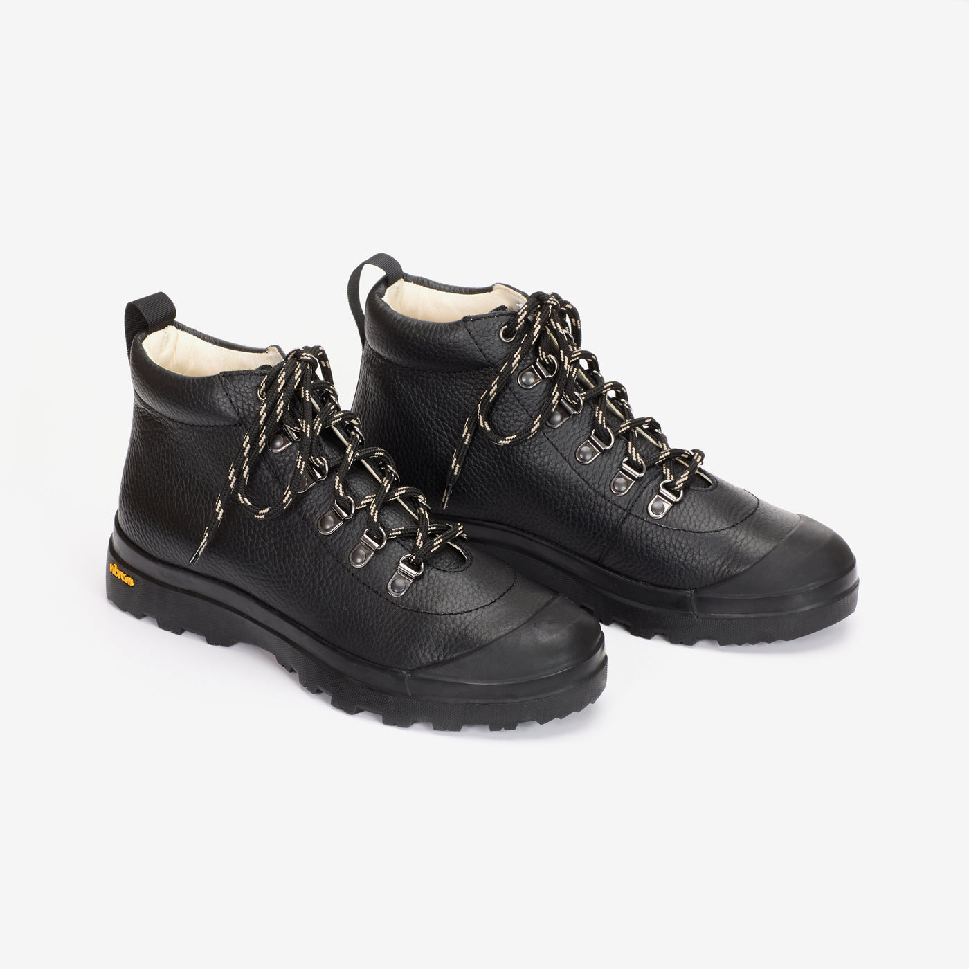 Catskill Vibram boot black / beige merino