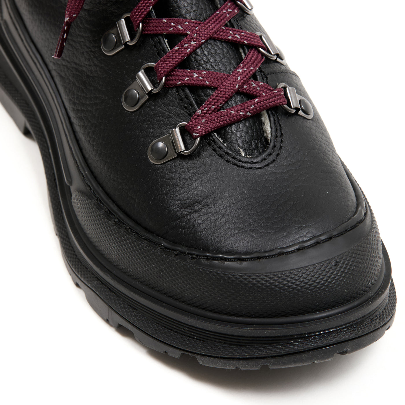 Saana hiking boot burgundy black