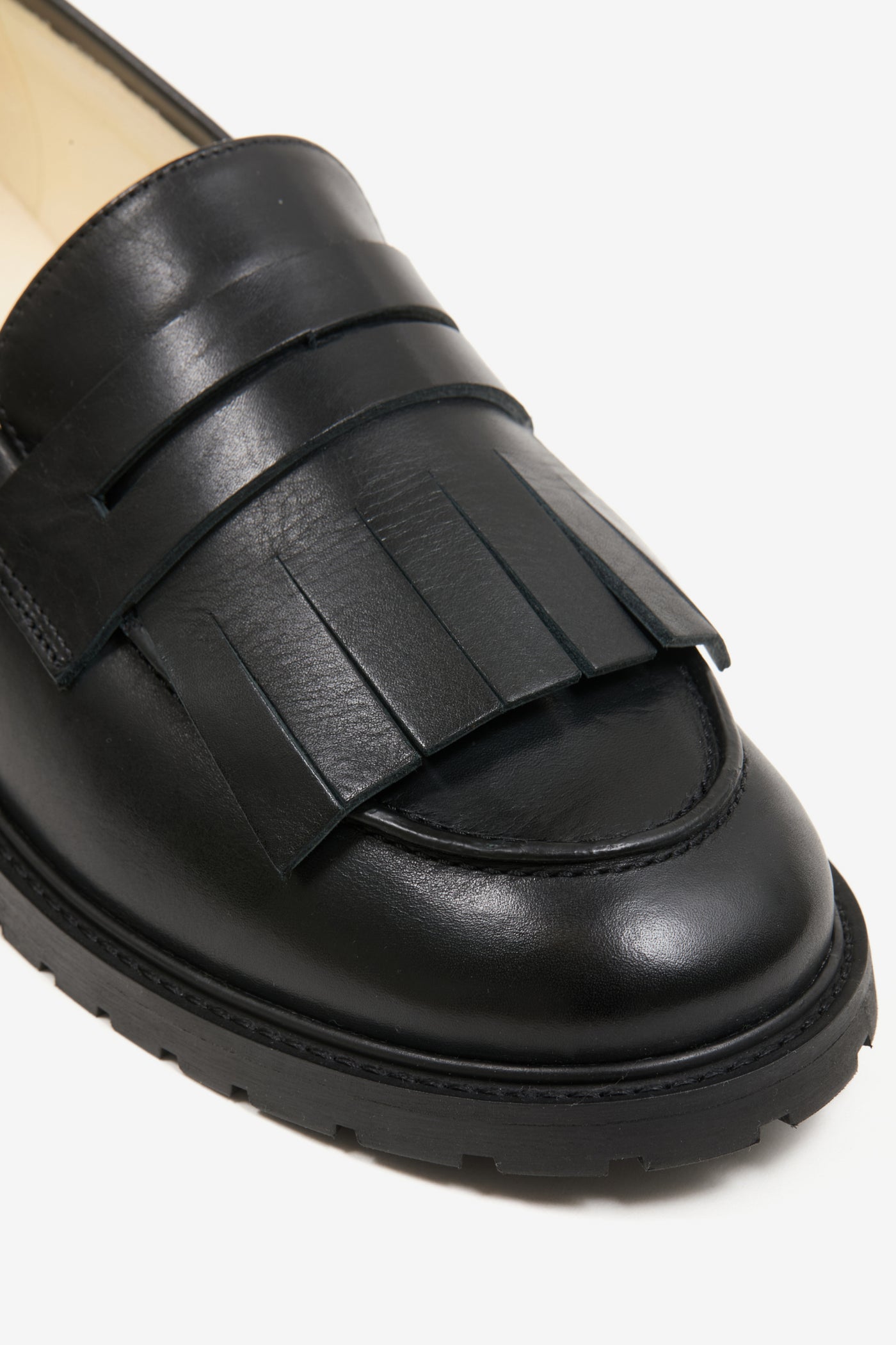 Kayce rubber loafer black
