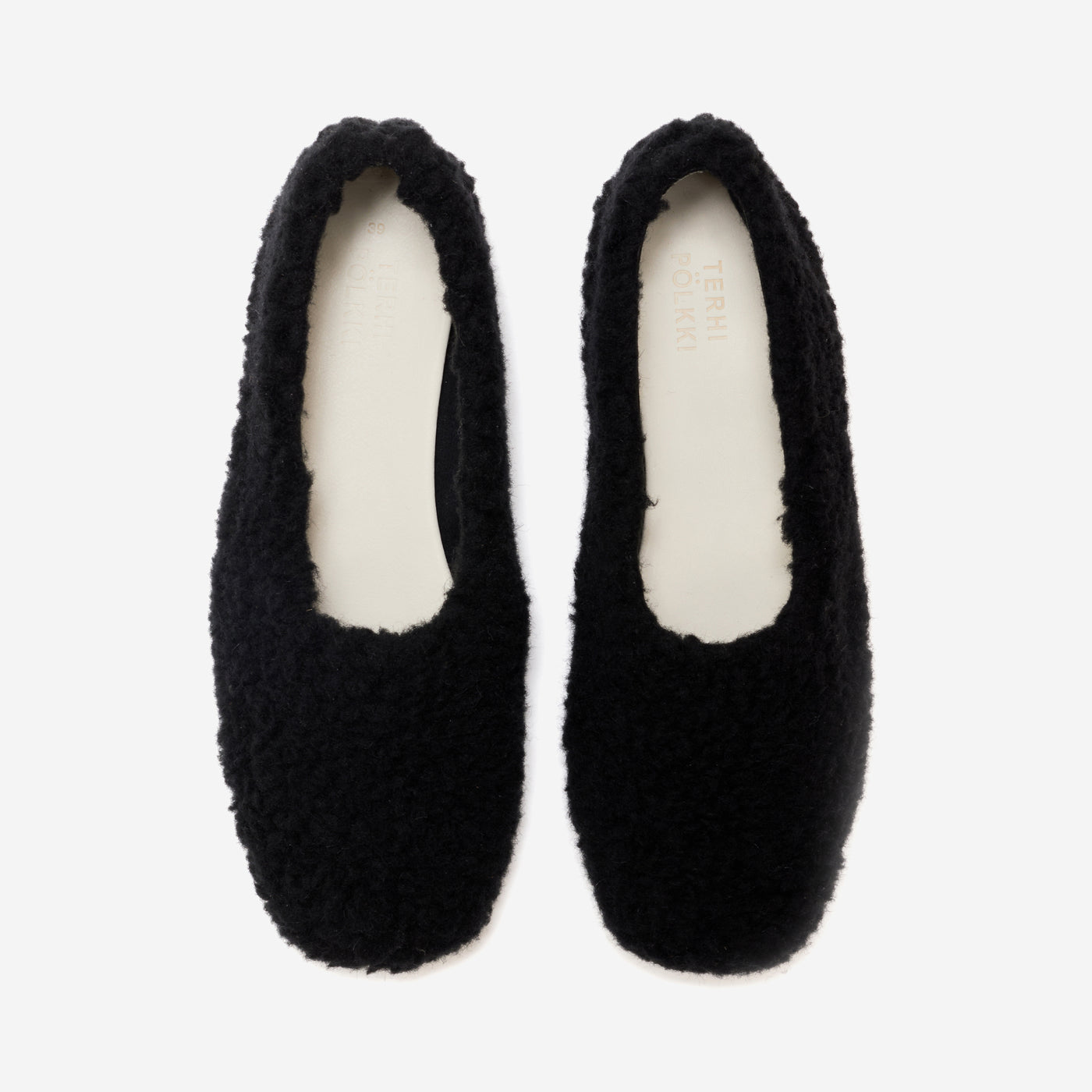 Sample teddy wool ballerina 39