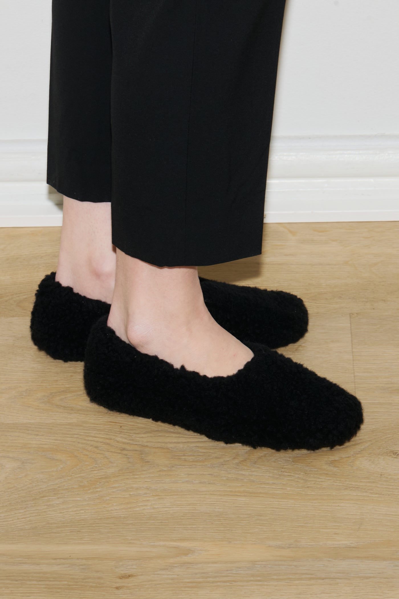 Sample teddy wool ballerina 39