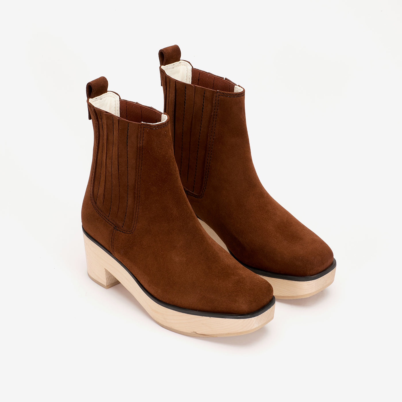 Sample Sophie suede clog brown 39