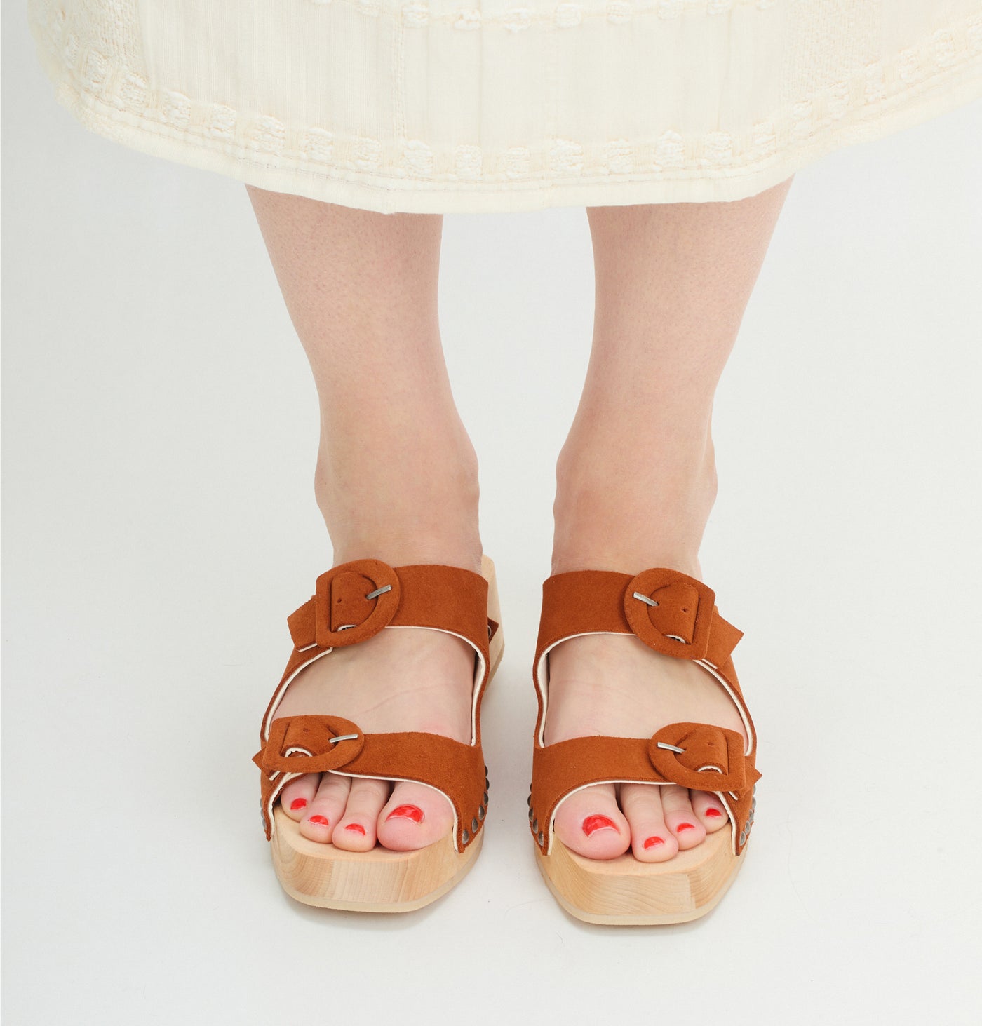 Jolie clog sandal rust